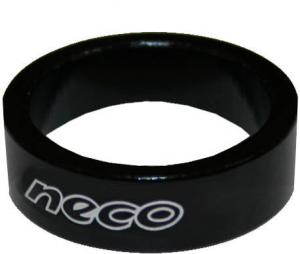 Кольцо проставочное карбон NECO  1-1/8" 10мм черный, ВЛ-00008026