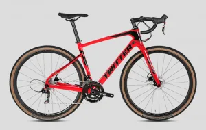 Велосипед TWITTER GRAVEL carbon мод. Gravel RS-22S Carbon р. 51 красный (ЧЗ)