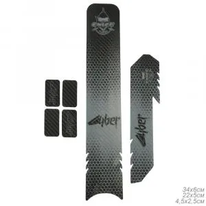 Защита ENLEE нижней части рамы велосипеда, Stripe style черный, ВЛ-00036055