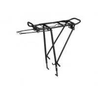 Багажник 26"-29" alloy задний с клипсой, под дисковые тормоза, чёрный, ВЛ-00026692