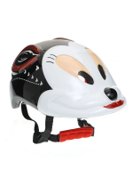 Шлем детский YF-A0203 черный/белый