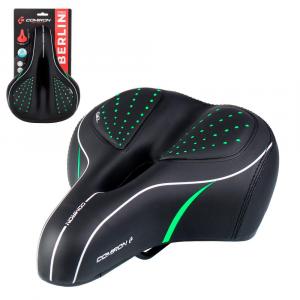 Седло COMIRON BERLIN FITNESS C014 270X195 черный/зеленый, ВЛ-00034514