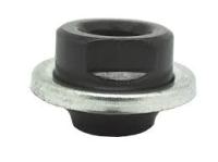 Гайка конусная для оси втулки 3/8" TI-627A(2326) Cr-Mo, с пыльником, черный, 6-604