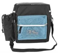 Сумка M-WAVE на руль быстросъемная, с плечевым ремнем, черный/синий, ВЛ-00024908