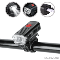Фонарь передний COMIRON FR21 корпус: ABS; свет: XPG LED, 400lm; аккумулятор 700 mAh, USB