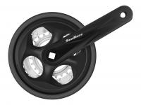 Шатуны SUNRACE M500 42-34-24T 170 с защитой, черный, ВЛ-00024426