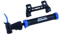 Насос BETO пластиковый, универсальная гол-ка с иглой д/мяча, черный/синий, ВЛ-00010878