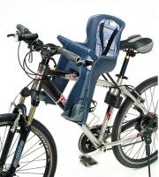 Велокресло детское переднее Sheng-Fa YC-699 на раму с креплением, быстросъемное, синий, YC-699 (blue)