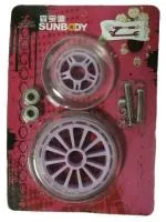 Колеса для самоката, TROLO 125/100мм, 2шт, пурпурный